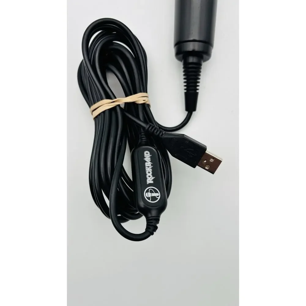 Logitech Rock Band Wired USB Microphone UR20 For Xbox 360 PS2 PS3 Wii Mic Works